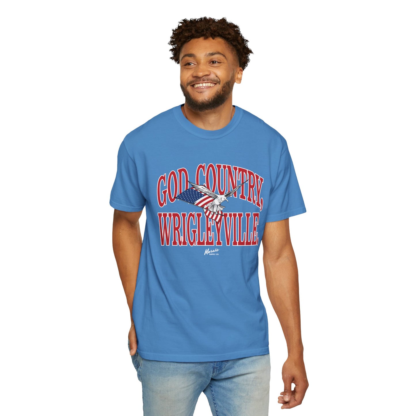 God, Country, Wrigleyville Comfort Colors T-Shirt