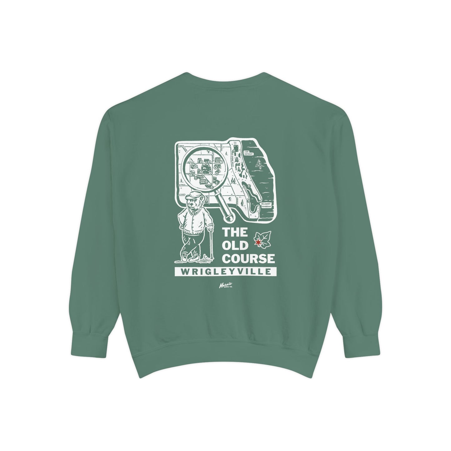The Old Course Garment Dyed Crewneck Sweatshirt (Comfort Colors)