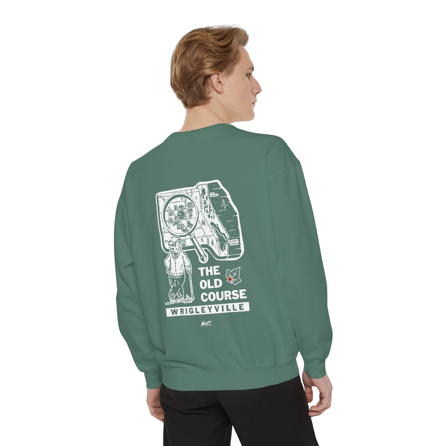 The Old Course Garment Dyed Crewneck Sweatshirt (Comfort Colors)