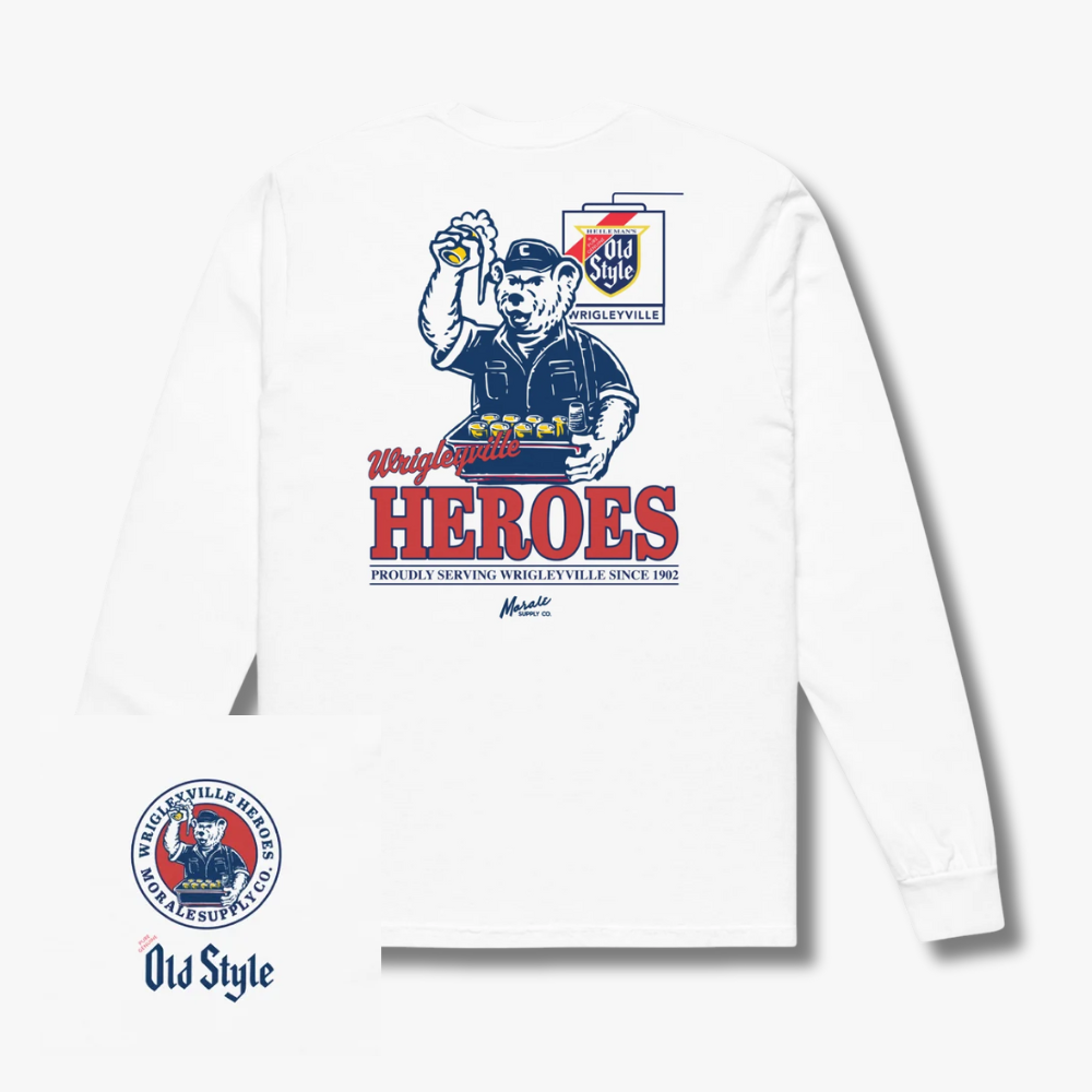 Old Style x Morale Supply Co. Heroes Long Sleeve T-Shirt
