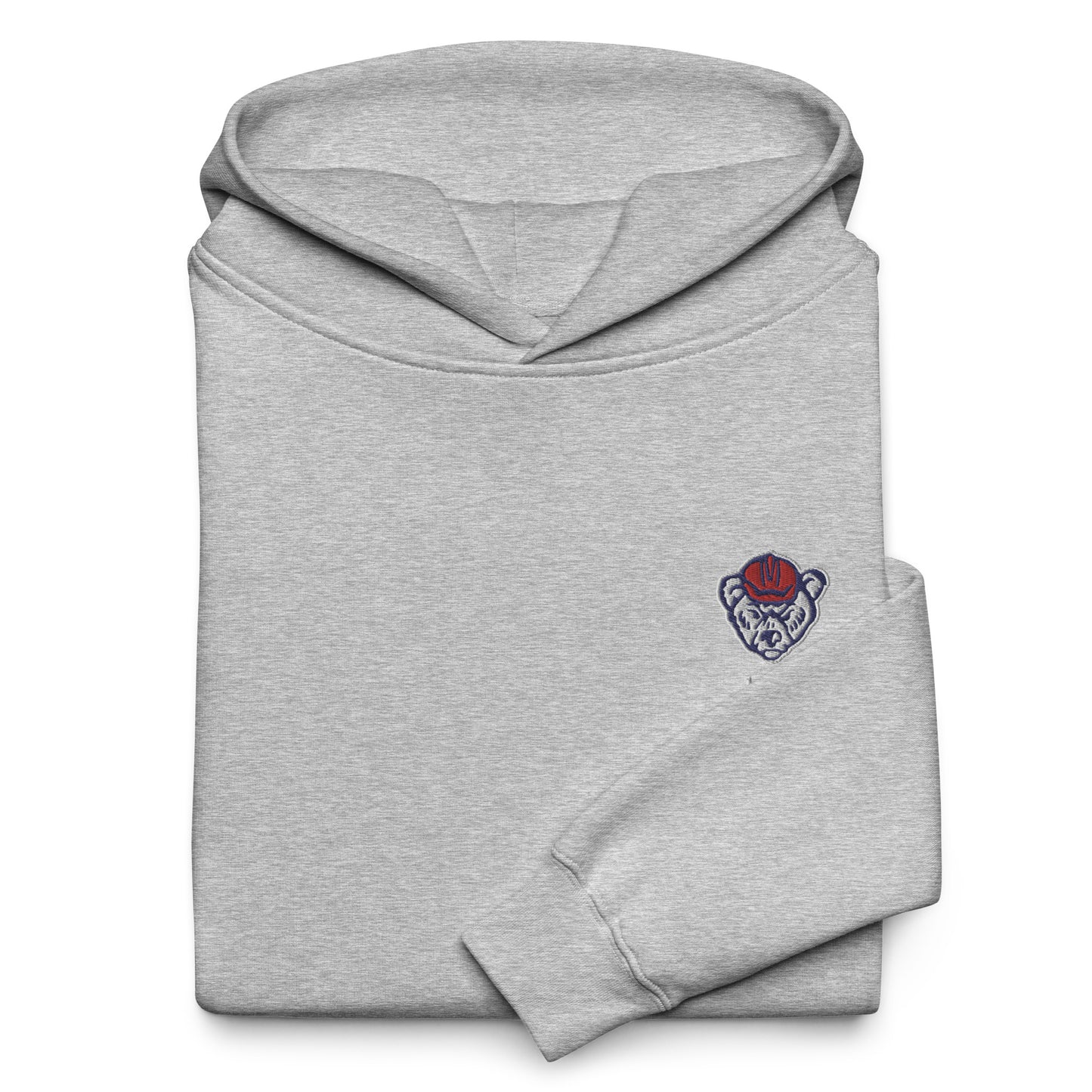 Hard Hat Bear 1914 Embroidered Unisex Oversized Hoodie